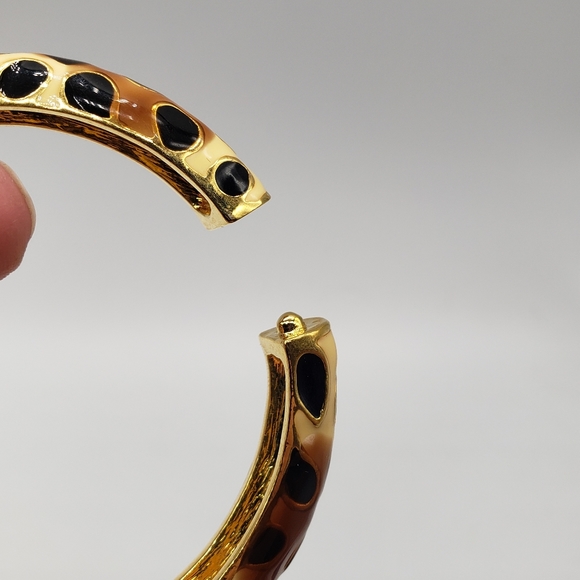 KJL Leopard print enamel bracelet 2006 - Picture 3 of 13